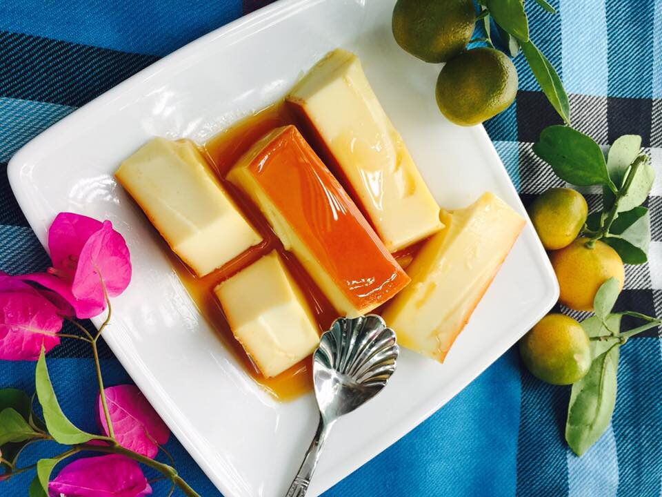 Flan pudding mềm mịn béo ngậy