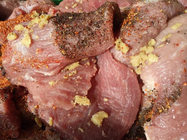 làm khô bò từ thịt heo
