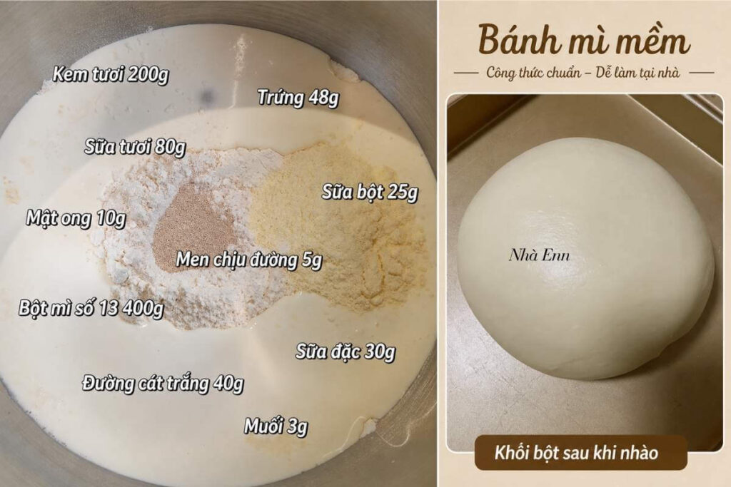 công thức bánh mỳ ngon