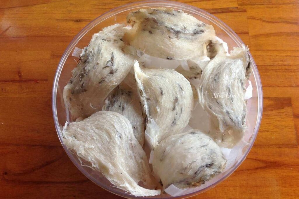 sấy khô tổ yến